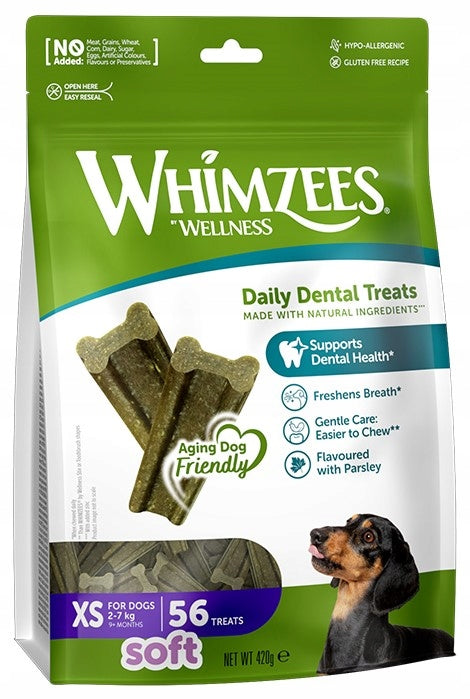 Whimzees Soft Stix XS 56pcs