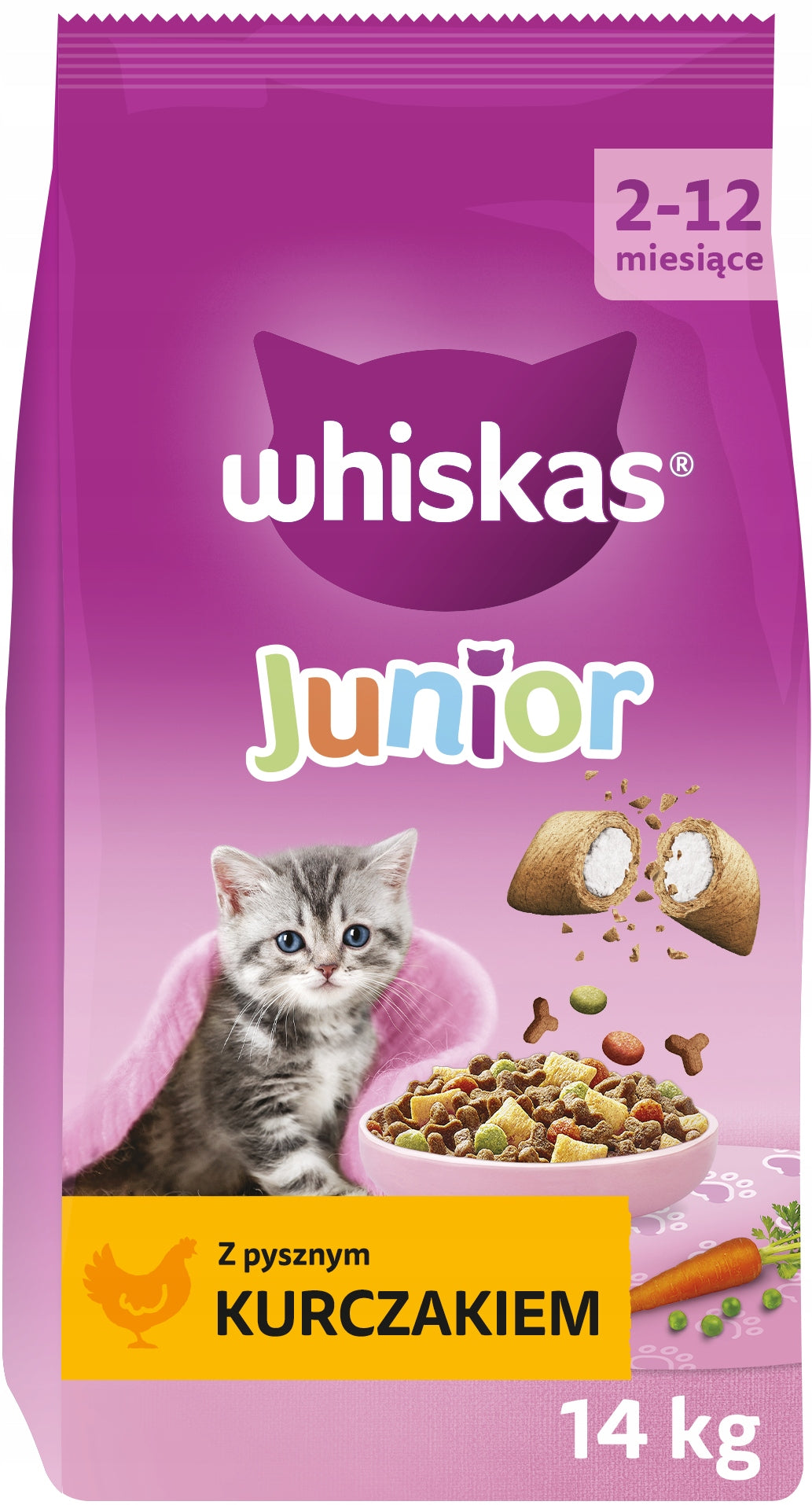 Whiskas Dry Junior Chicken 14kg