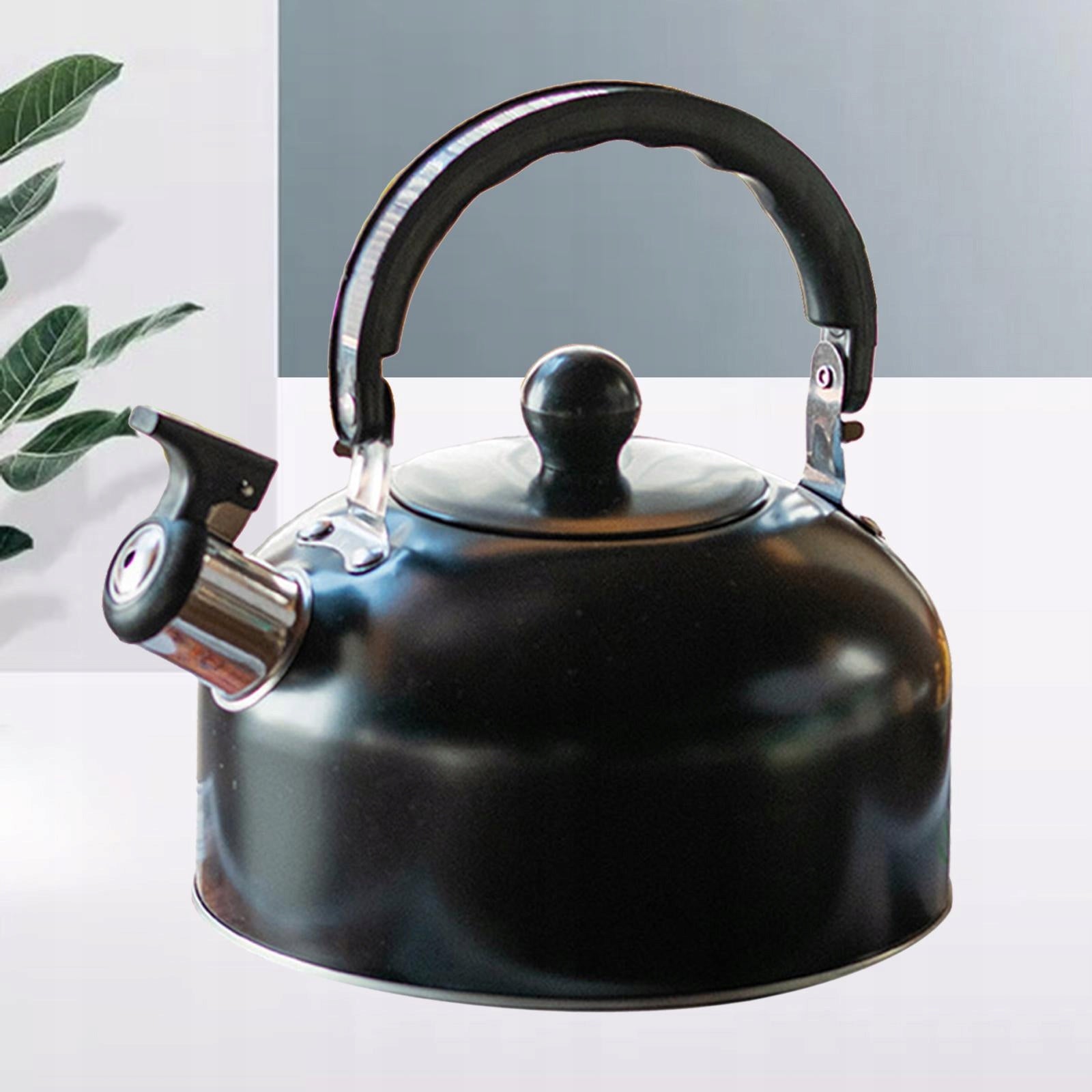 Whistling Tea Kettles Anti Rust Audible Food Grade Stainless Steel Black Brand no brand