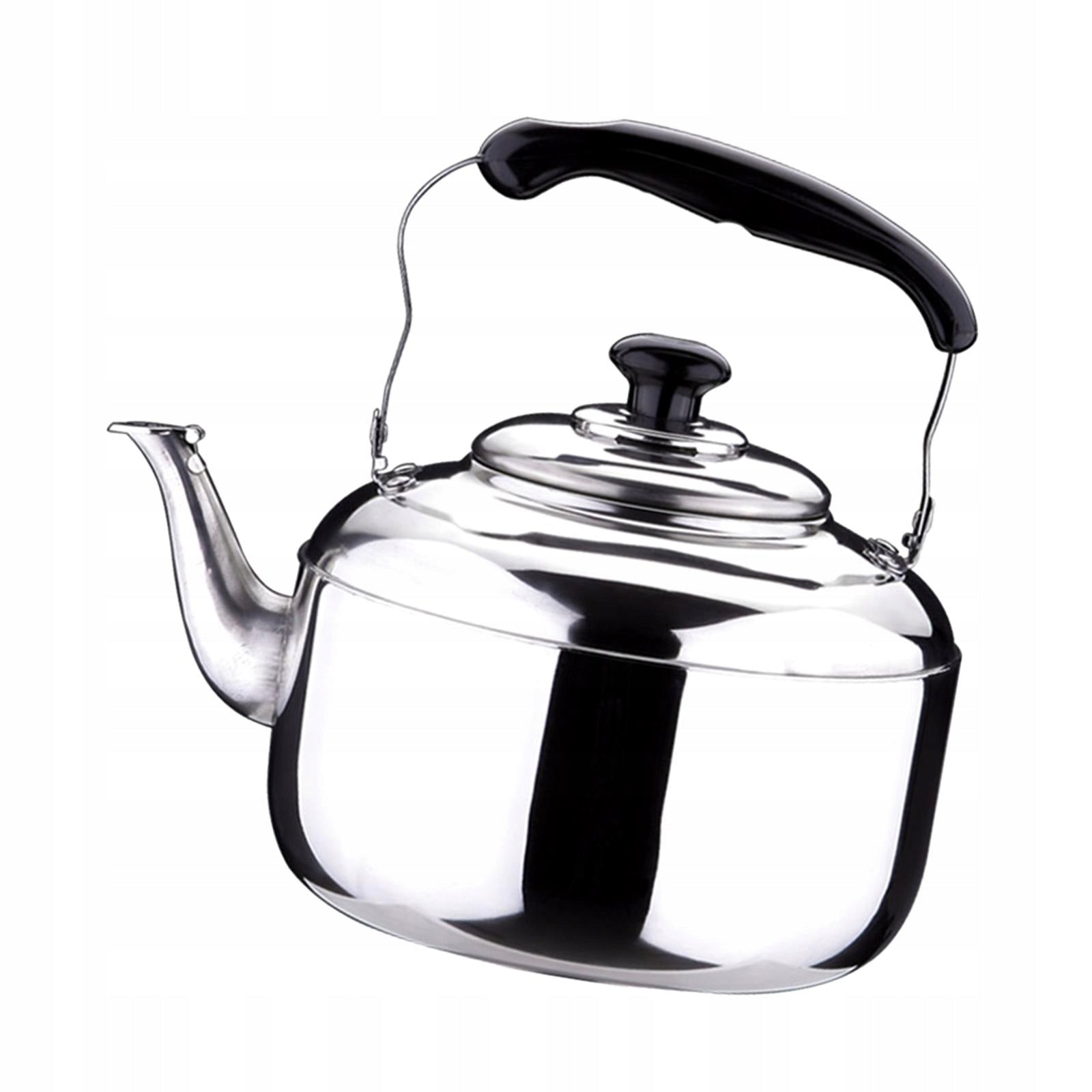 Whistling Top Kettle Teapot, with Insulated Handle, Stainless Steel Tea 6L