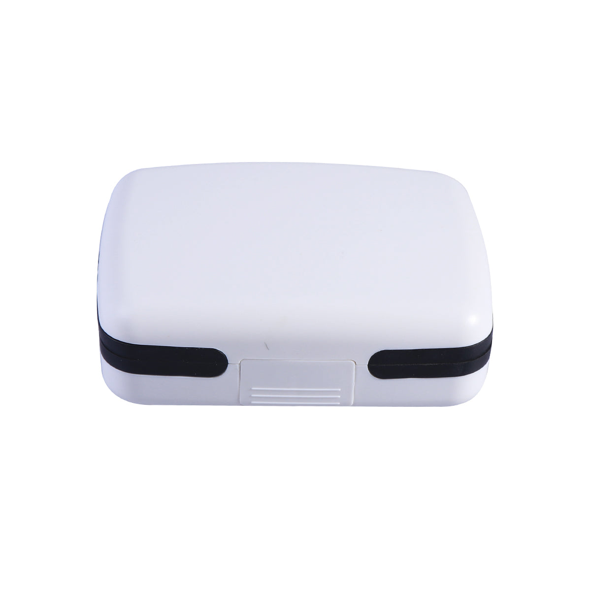 White Hearing Aid Storage Case Portable Holder for Safe Carry