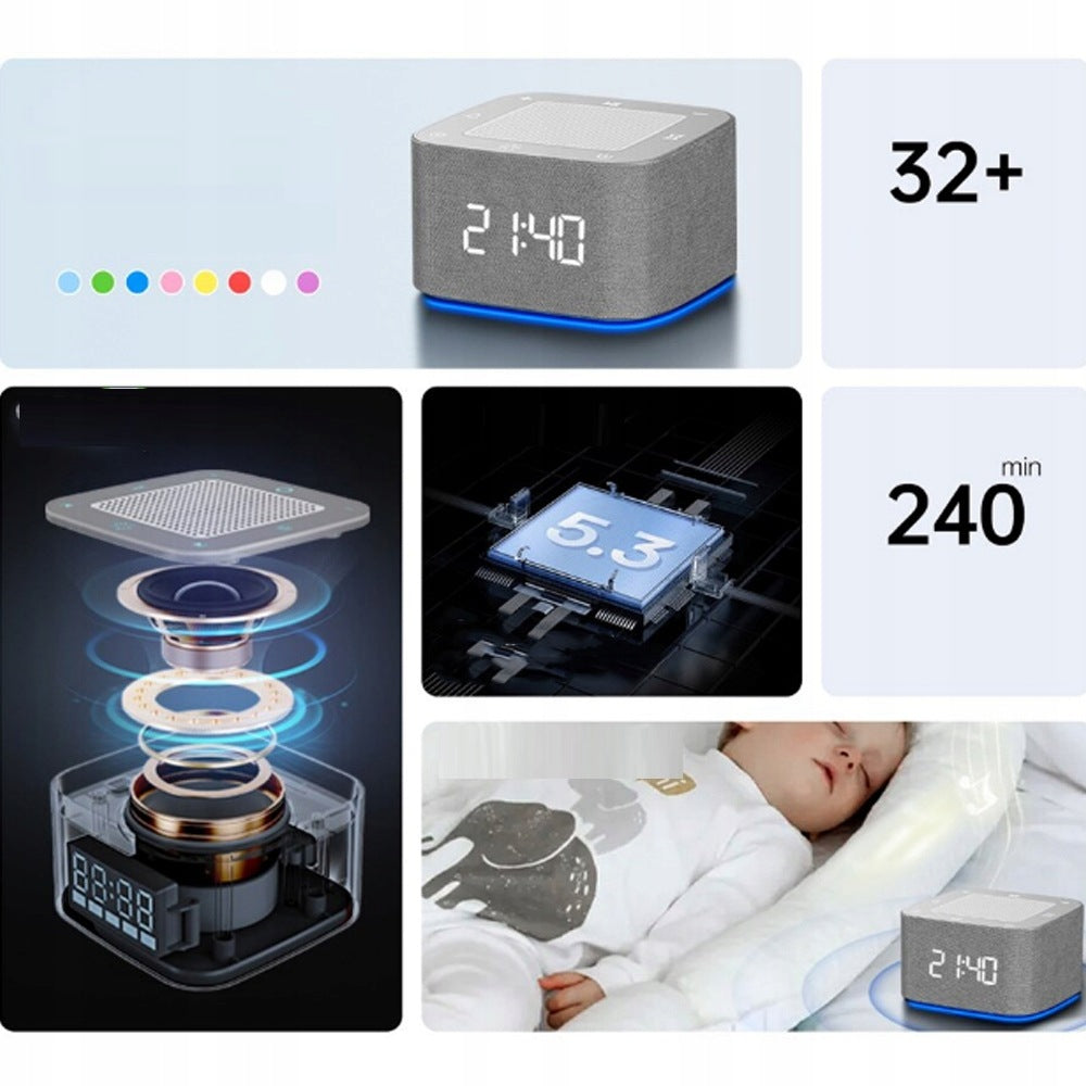 White Noise Generator Speaker Sleeping Device Sleeping Timer Model Boombox