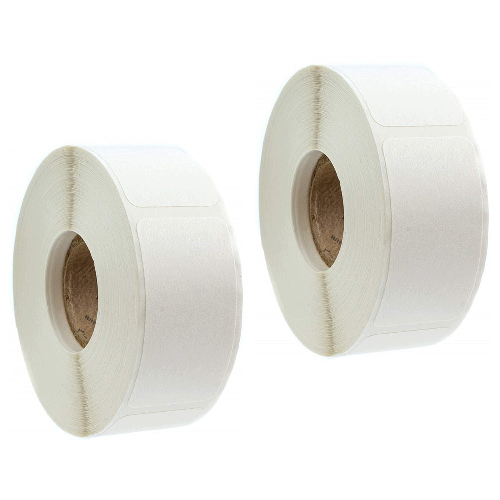White Rectangle Self-Adhesive Sealing Sticker for DIY Labels Label length 50 mm