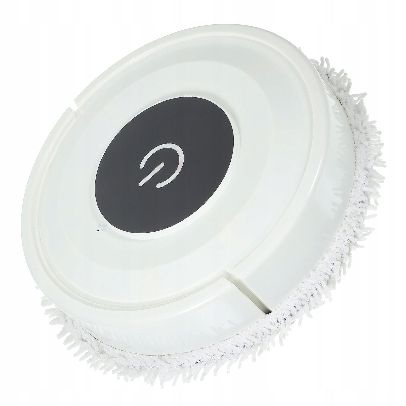 White Robot Vacuum Cleaner with Wet & Dry Cleaning and Smart Touch Control