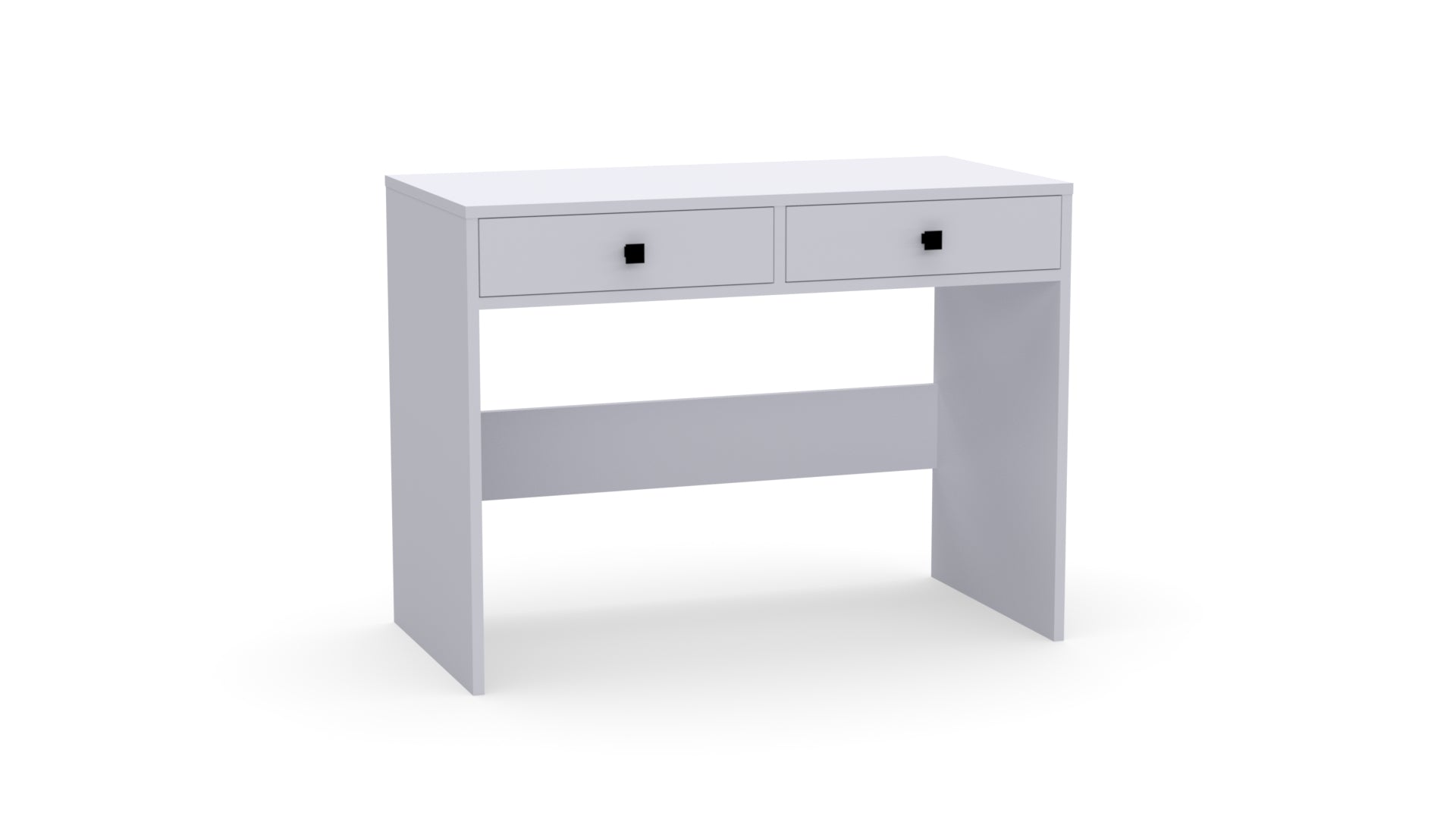 White School Desk with Drawers Gaming Computer Dressing Table 100x50x78 Manufacturer code BM0710101