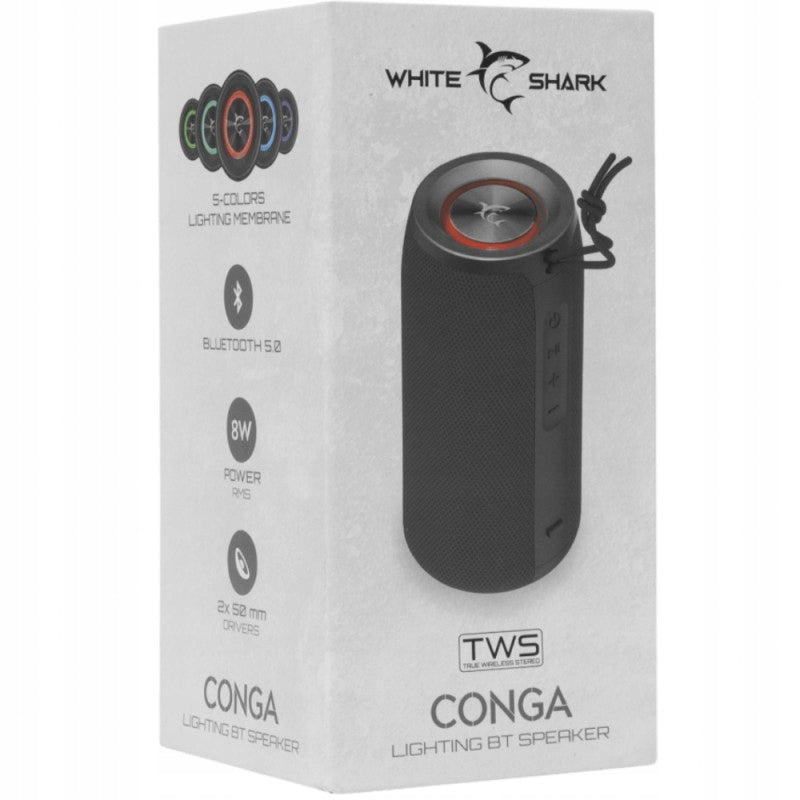 White Shark Bluetooth reproduktory GBT-808 CONGA, černá Brand White Shark