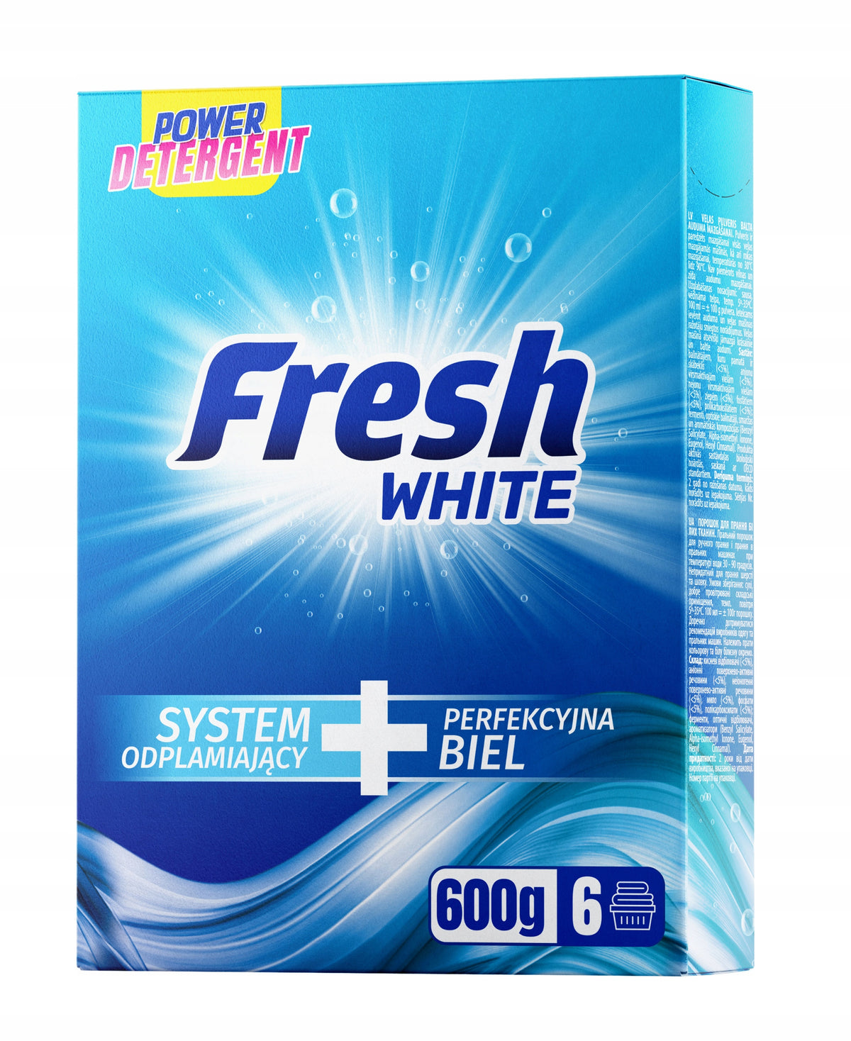 White Washing Powder FRESH White 600 g