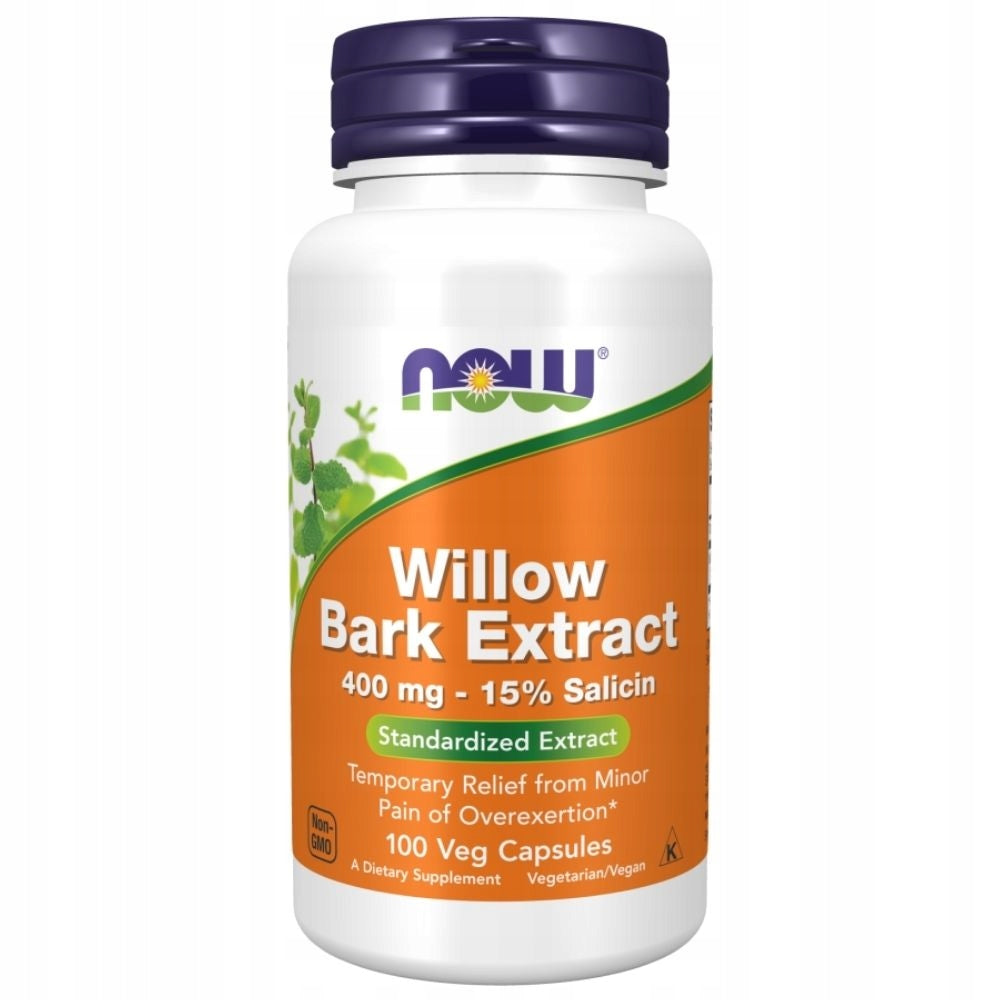 White Willow Bark Now Foods White Willow Bark Salicin Muscle Pain 100caps