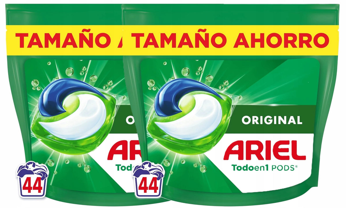 White and Color Washing Capsules Ariel All in 1 PODS Original 88 Pack