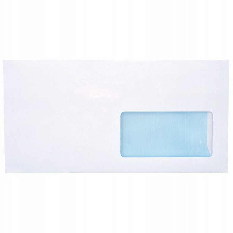 White envelope C5 HK 50 pcs. window right Color white