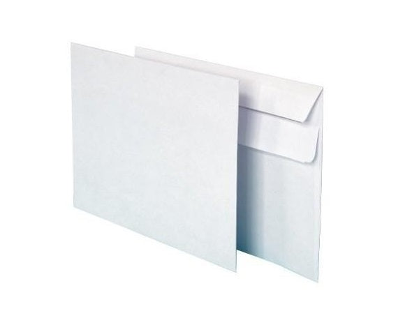 White envelope DL 110x220mm (50pcs)