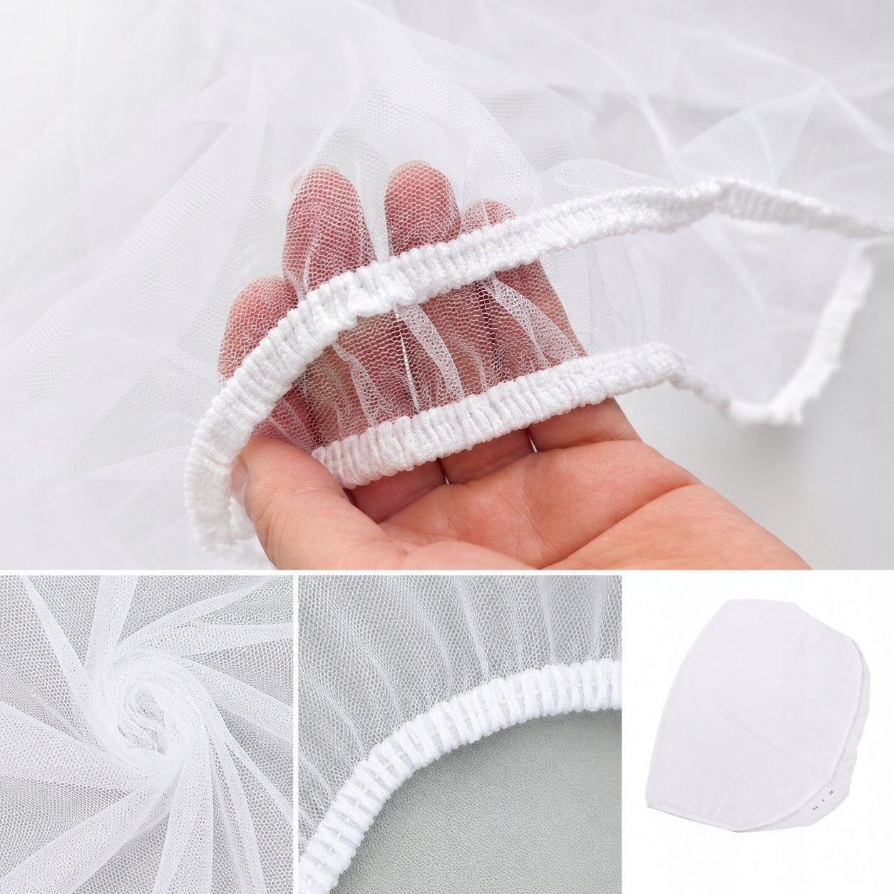 White mosquito net for baby stroller universal Brand no brand