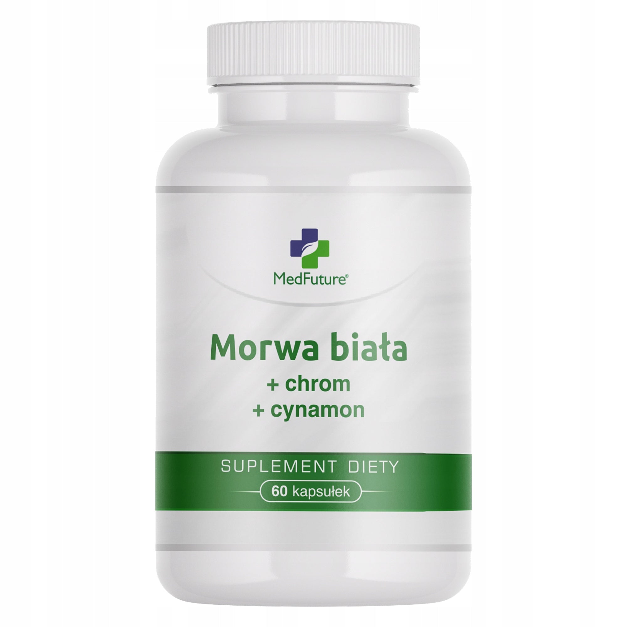 White mulberry (extract) + chromium + cinnamon Appetite control Better metabolism Packaging status original