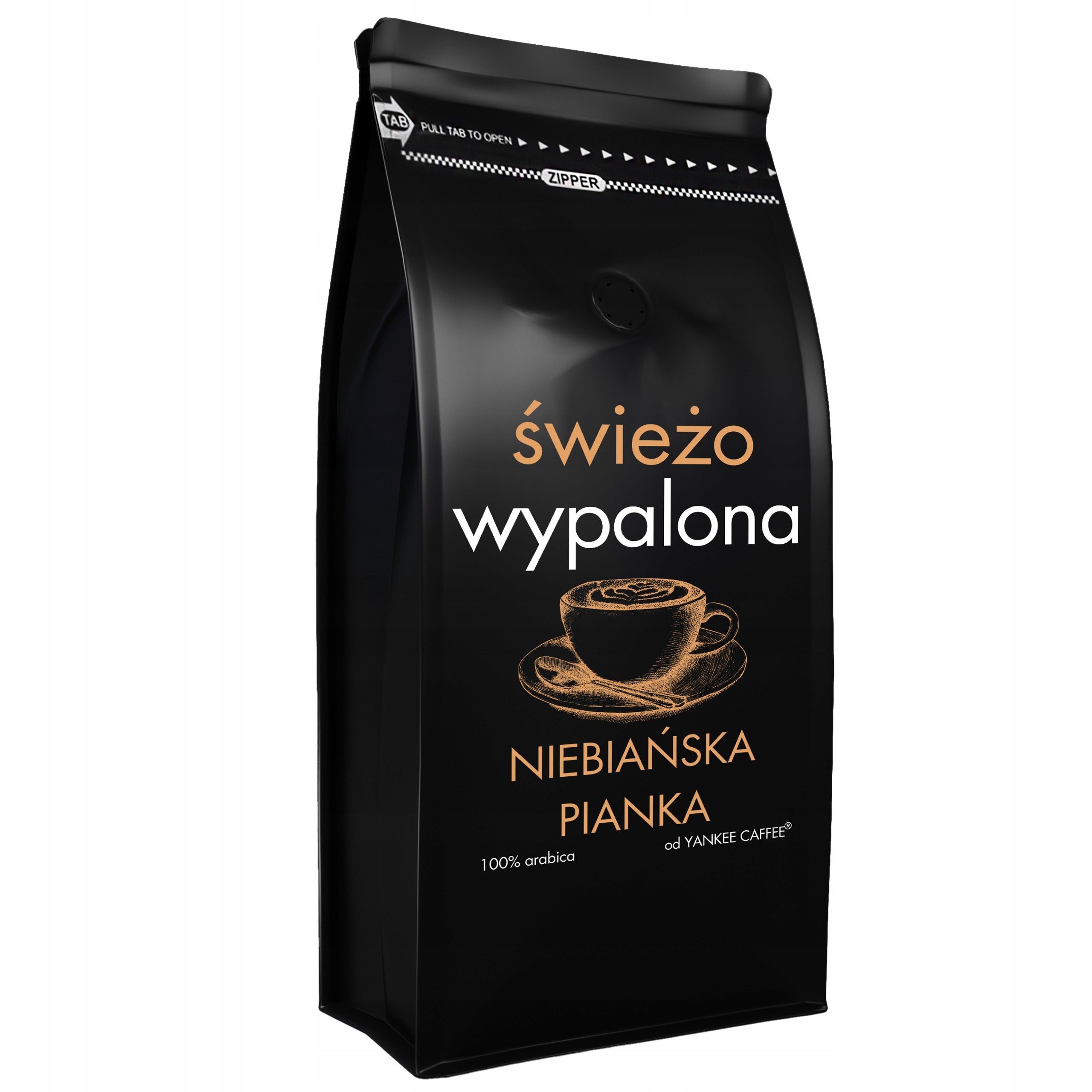 Whole Bean Coffee Yankee Caffee Heavenly Foam 100% Arabica 1 kg