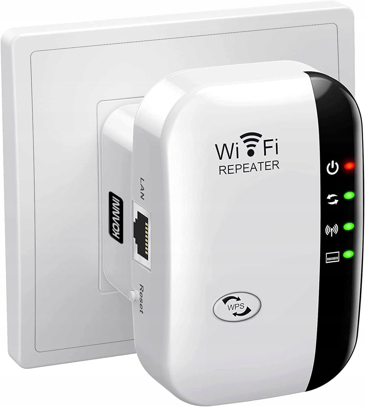 Wi-Fi SIGNAL AMPLIFIER POWERFUL Repeater 300Mbps Koanni Manufacturer code la24 Koanni repeater wzmacniacz