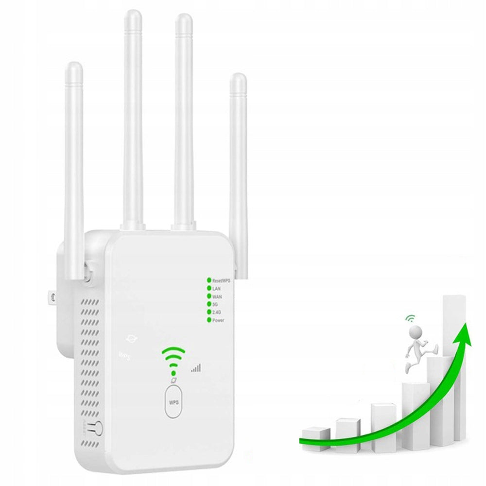 Wi-Fi Signal Amplifier Black
