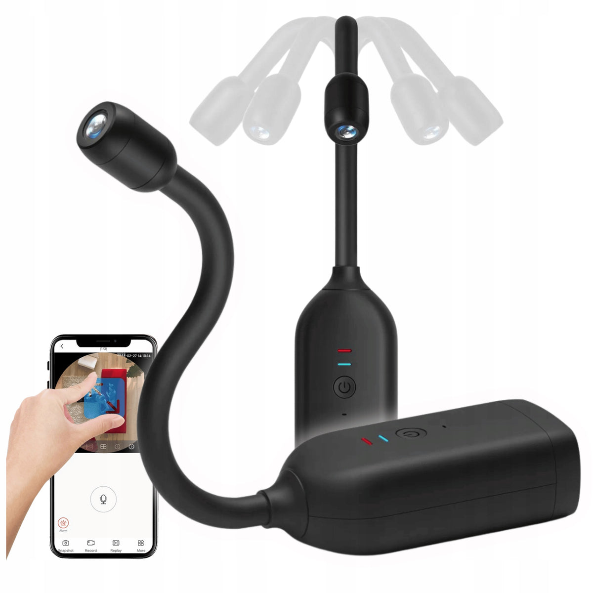 Wi-Fi camera remote live view wireless lens 360 fish eye