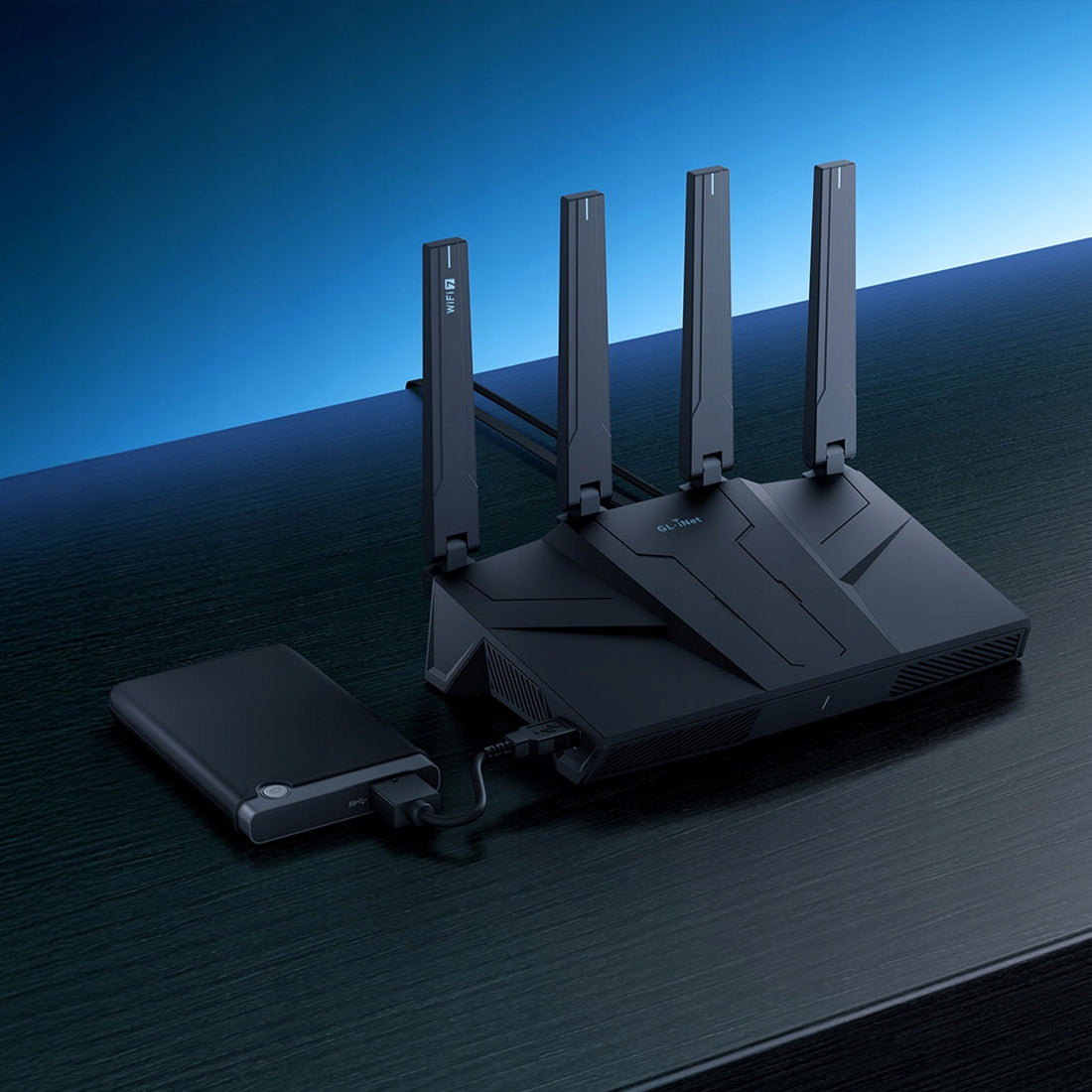 Wi-Fi router 7 2.4/5 GHz VPN USB 3.0 parental control GL.iNet Flint 3e Manufacturer GL.iNet
