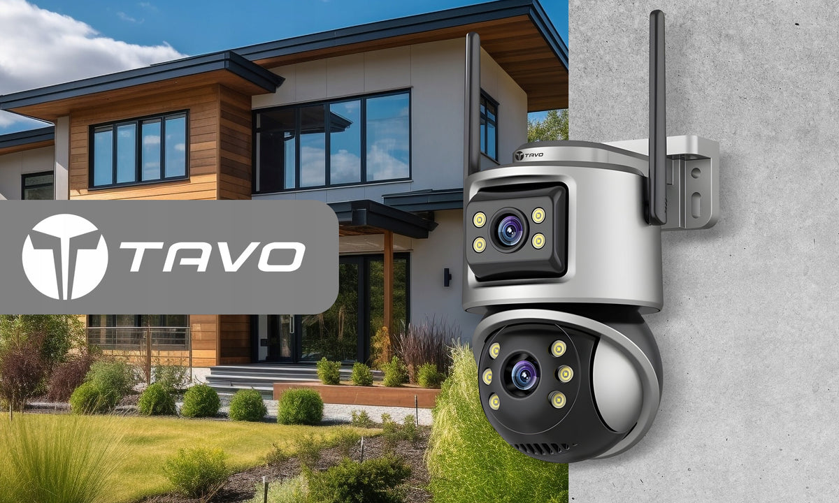 WiFi Camera Outdoor Rotating 10 MPx Dual Alarm Zoom Detection Manufacturer code KAMERA ZEWNĘTRZNA OBROTOWA WiFi 10 MPX