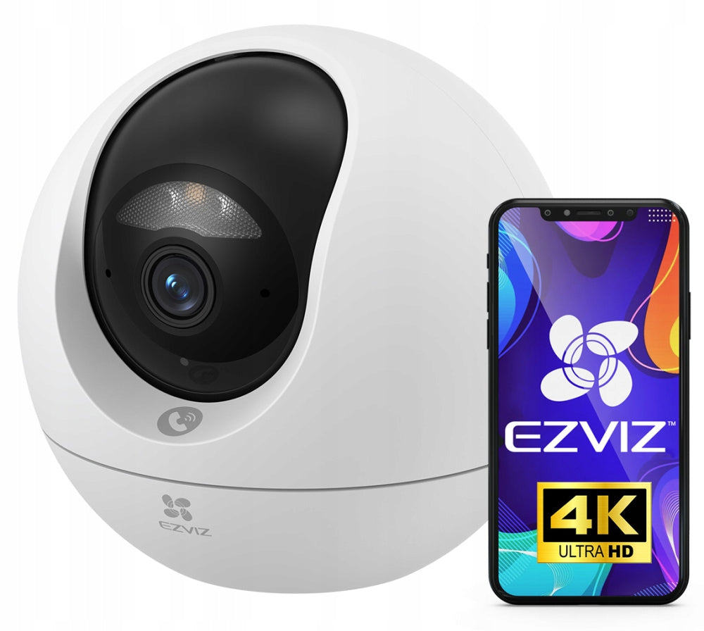 WiFi Camera Rotating 8MPx EZVIZ C6c 4K Application AI Detection Nanny