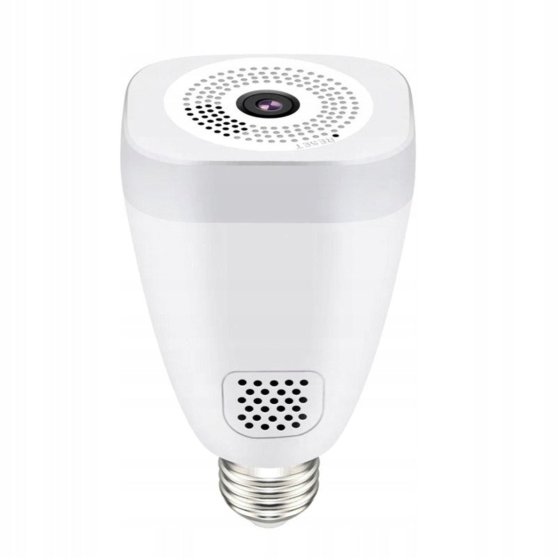 WiFi Camera in Bulb E27 3MP Fish Eye 360° Preview Phone Motion Detection Manufacturer code Kamera żarówka