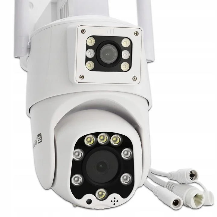 WiFi IP Camera for 4G SIM Card Outdoor Rotating 2 Lenses ORLLO TZ8 4K