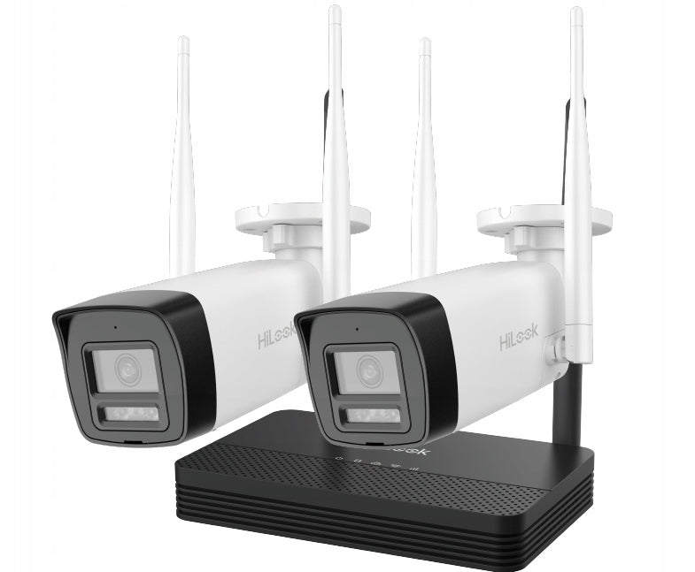 WiFi Monitoring Hilook Kit 4Mpx Camera Dual Light Audio Preview 24/7 Brand Hikvision