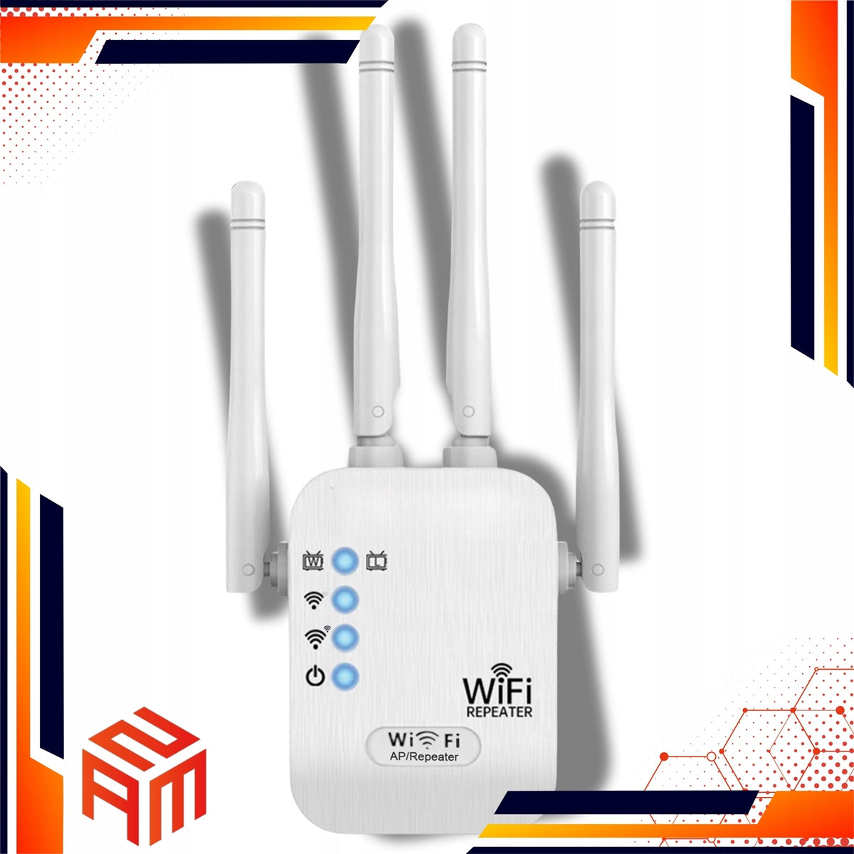 WiFi Signal Amplifier 300Mbps 2.4GHz Fast Access Point Without Application Manufacturer code ZAM-E1367