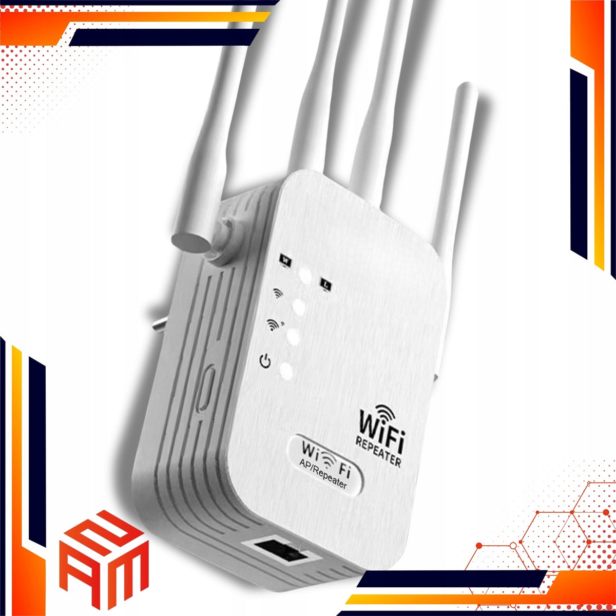 WiFi Signal Amplifier 300Mbps 2.4GHz Fast Access Point Without Application Packaging status original