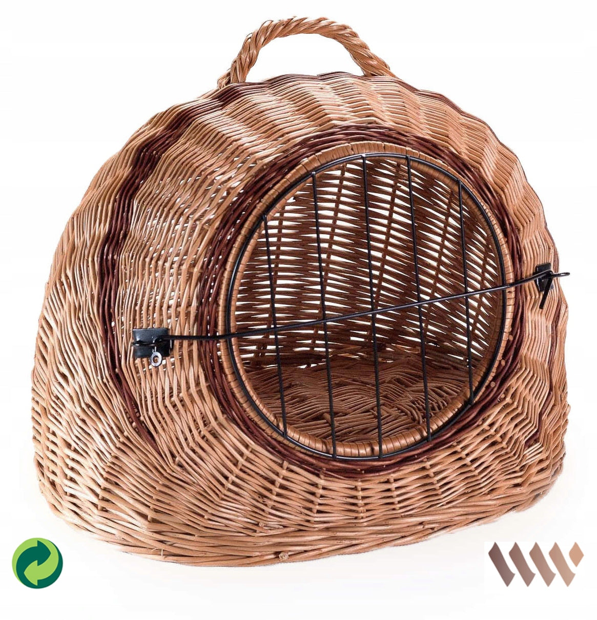 Wicker Transporter for Cat Dog Strong Large House Pet Cage 50 EAN (GTIN) 5904906036833