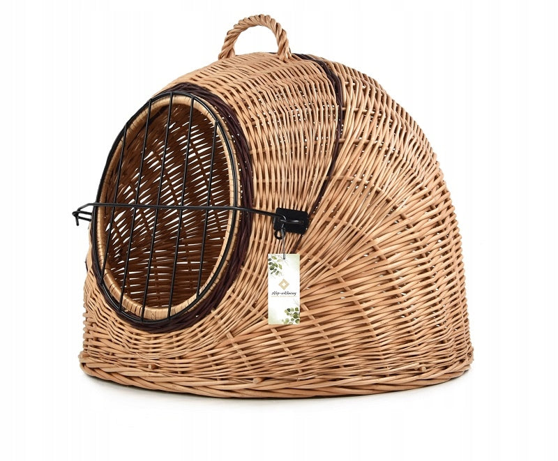 Wicker Transporter for Cat Rabbit Dog Wicker Booth Bed 49 cm Manufacturer code KOT49ZK