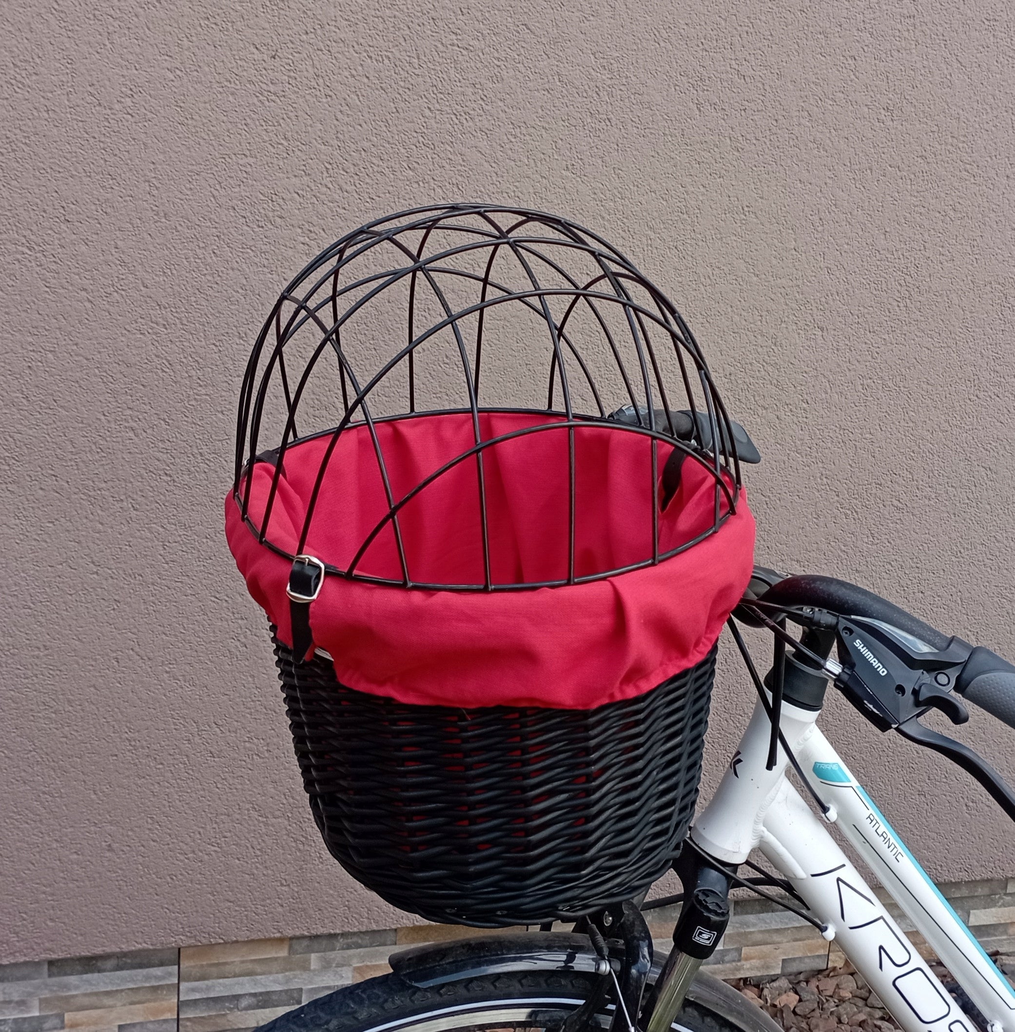 Wicker basket for Bike with insert and cushion Transporter for PSA up to 10kg EAN (GTIN) 5904921465588
