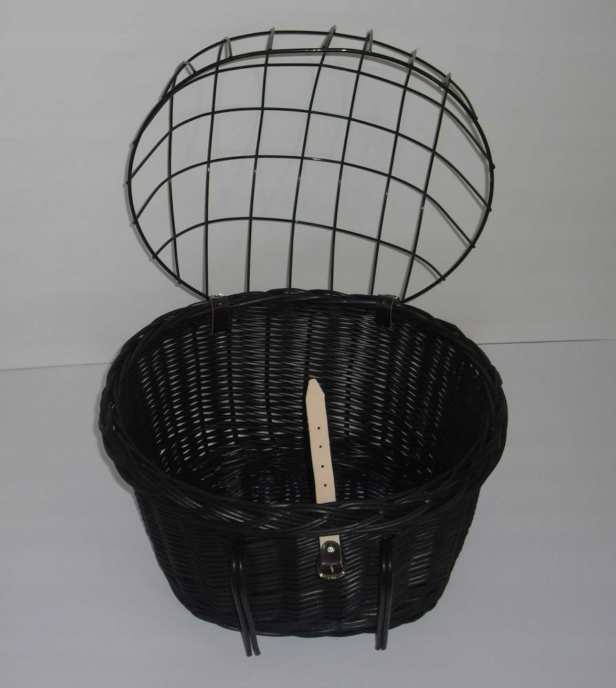 Wicker basket for transporting Dog Cat basket with grille up to 10kg Manufacturer code TR 09