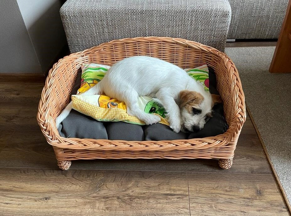 Wicker bed SOFA dog-cat lounger 50cm Manufacturer code L 01