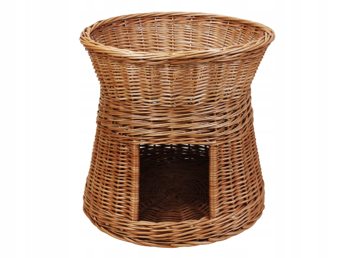 Wicker booth with bed – Wicker house – Wicker bed
