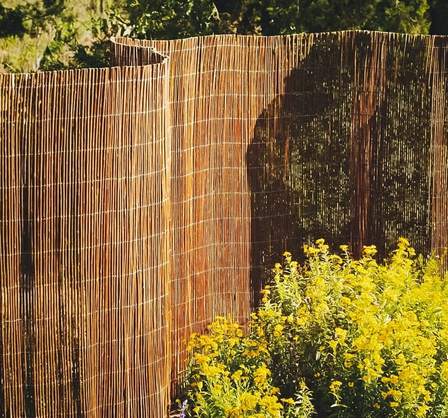 Wicker mat POLISH MANUFACTURER, Natural, ECO wicker, wicker 2 x 5 m Kind openwork/light
