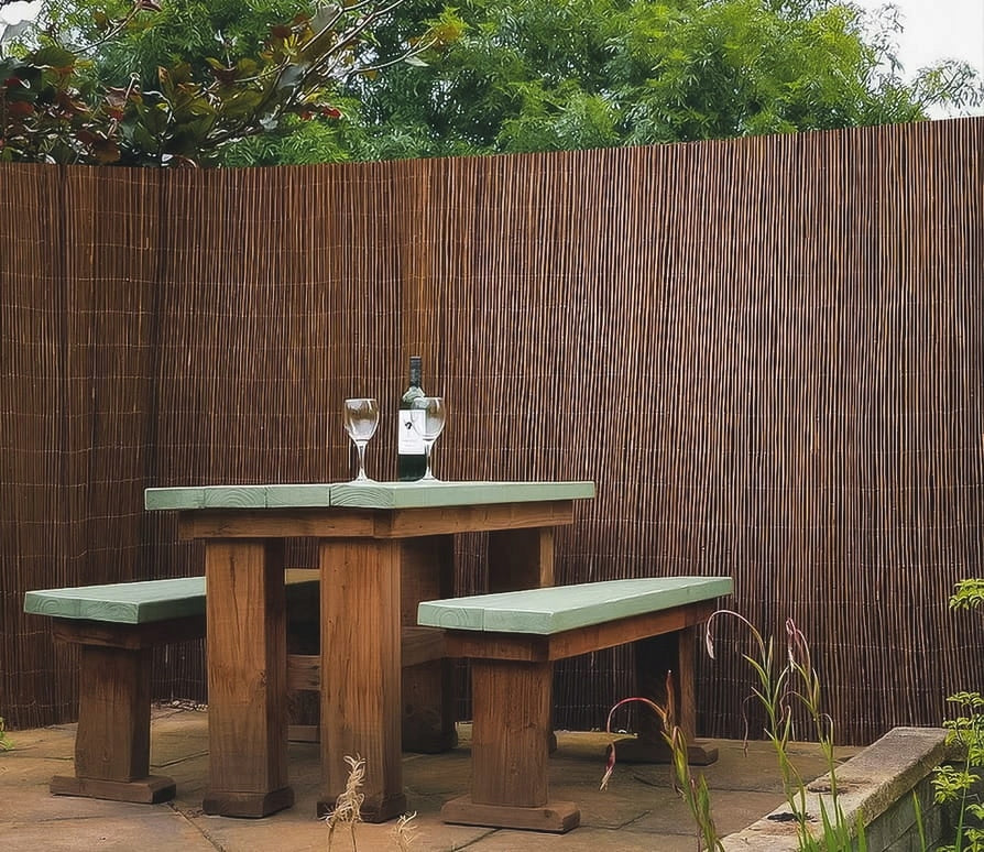 Wicker mat POLISH MANUFACTURER, Natural, ECO wicker, wicker 2 x 5 m Shape rectangular