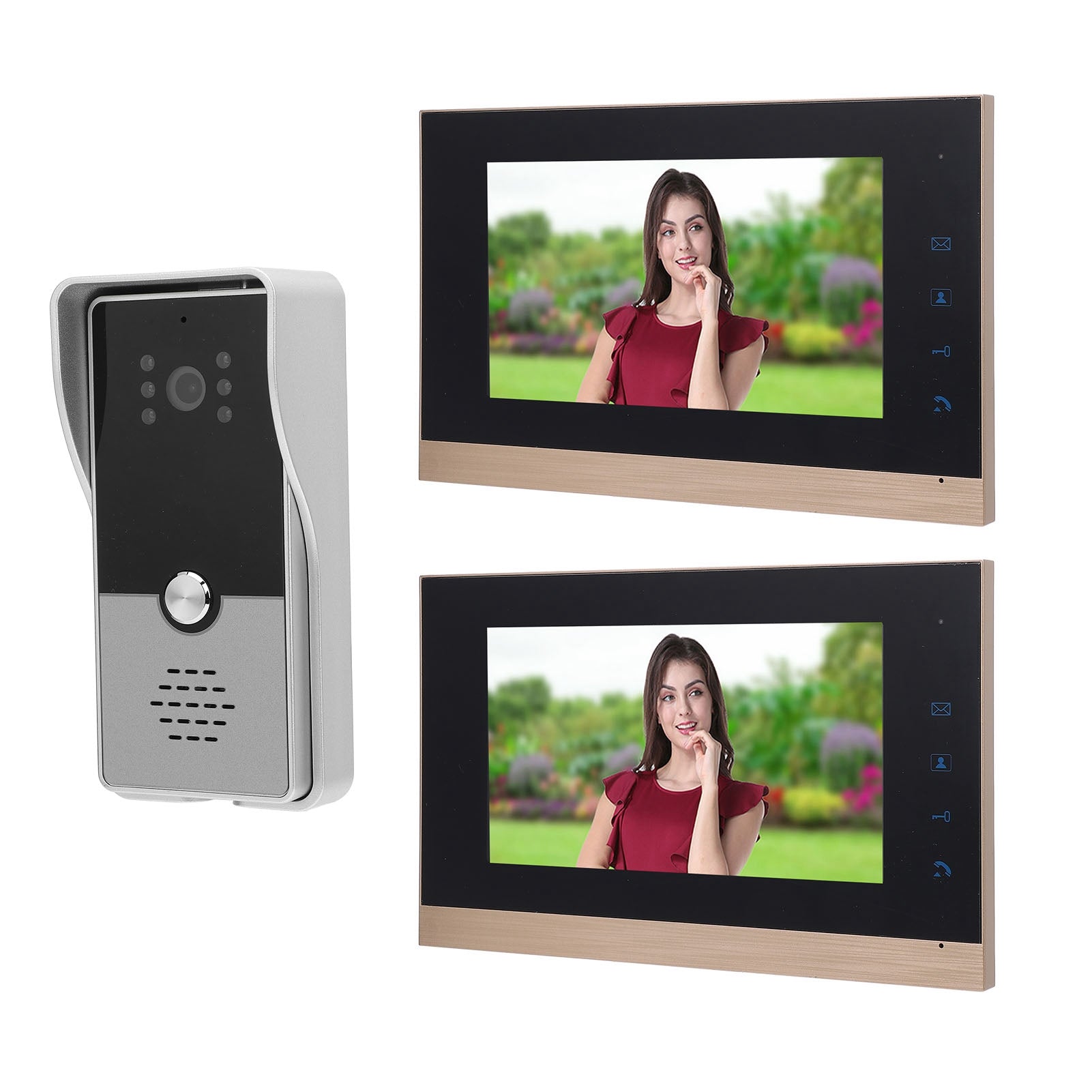 Widered HD CMOS intercom system sensor one key unlock IN Model 1225MVUB