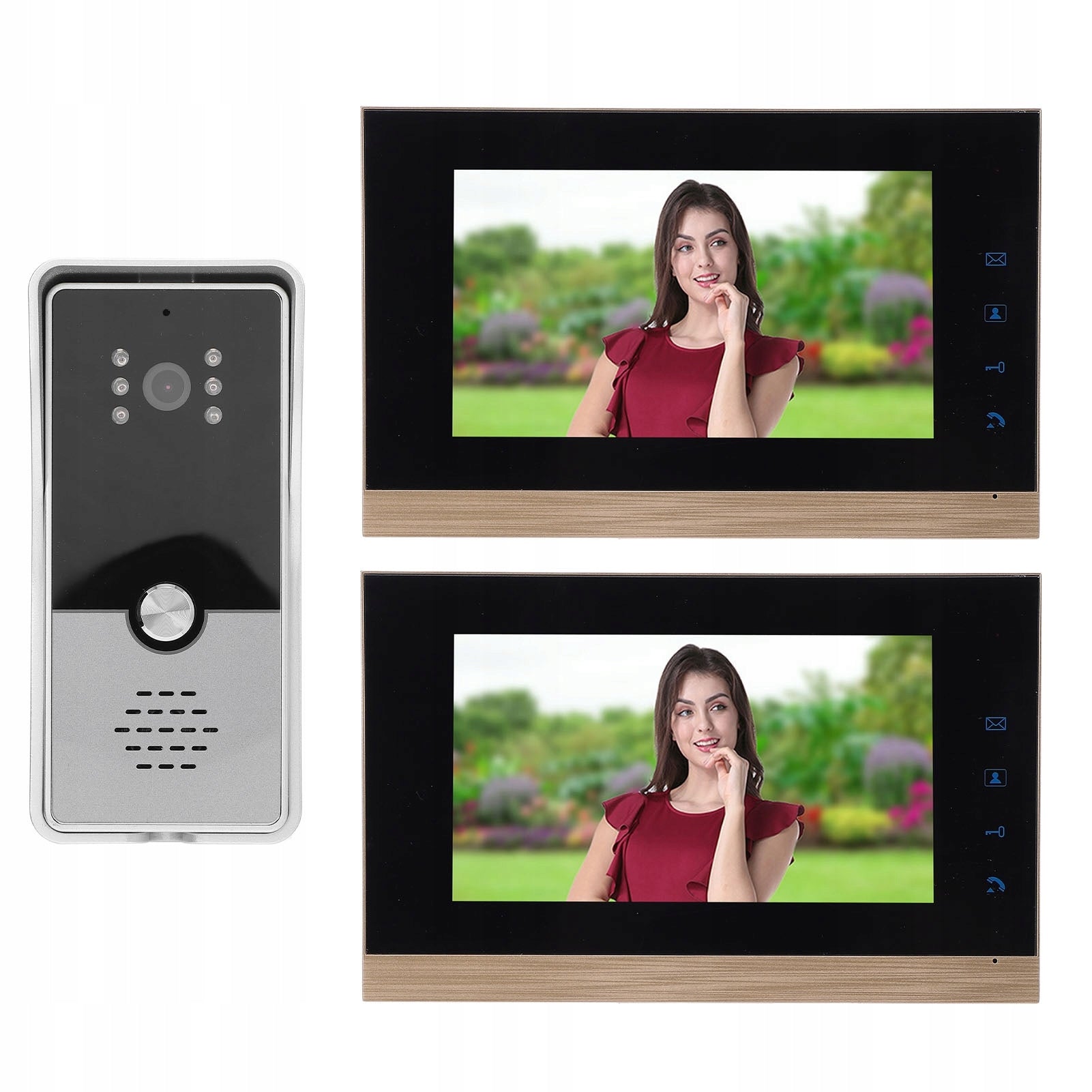 Widered HD CMOS intercom system sensor one key unlock IN