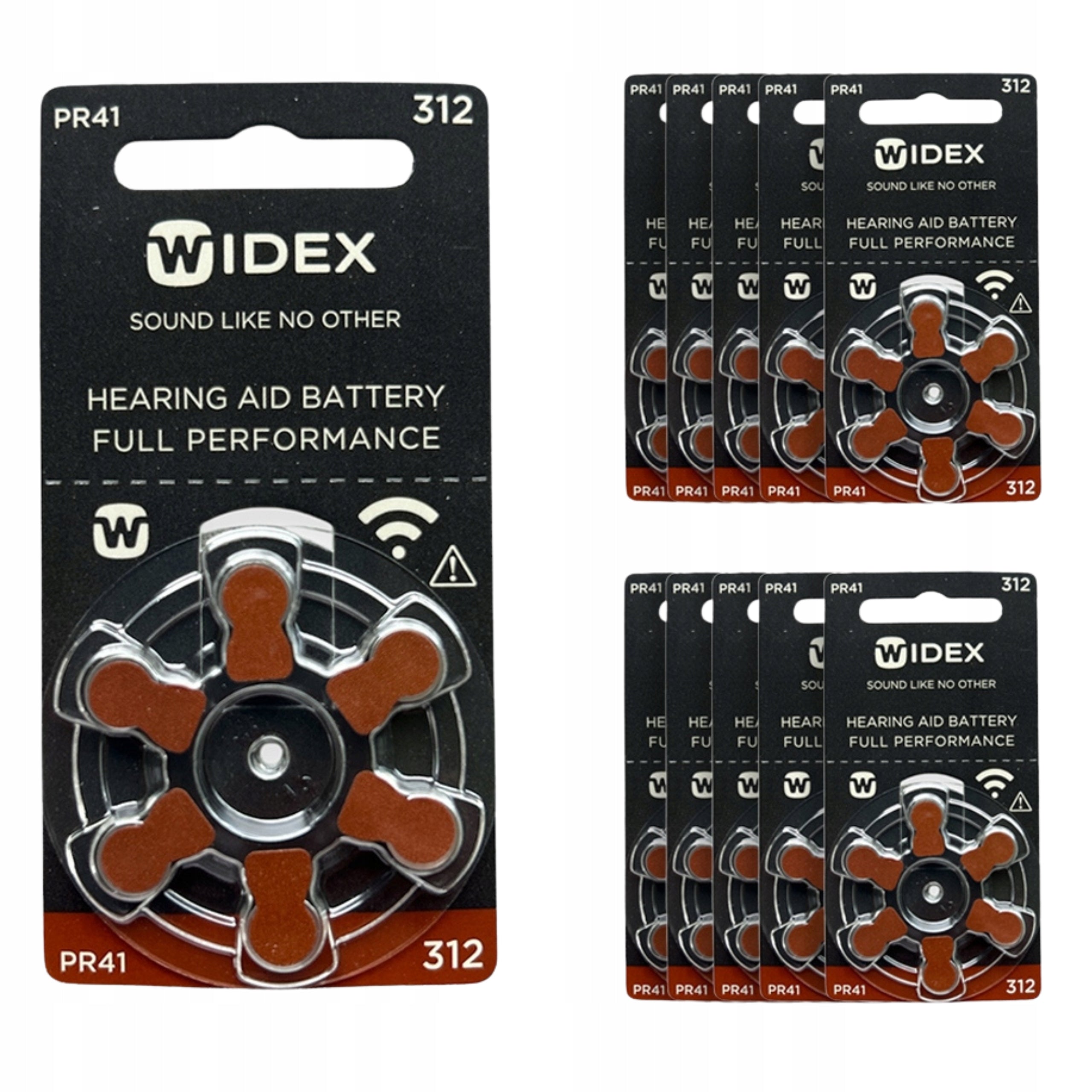 Widex 312 Batteries for Hearing Aids Powerful 10 Leaves (60 Pieces)