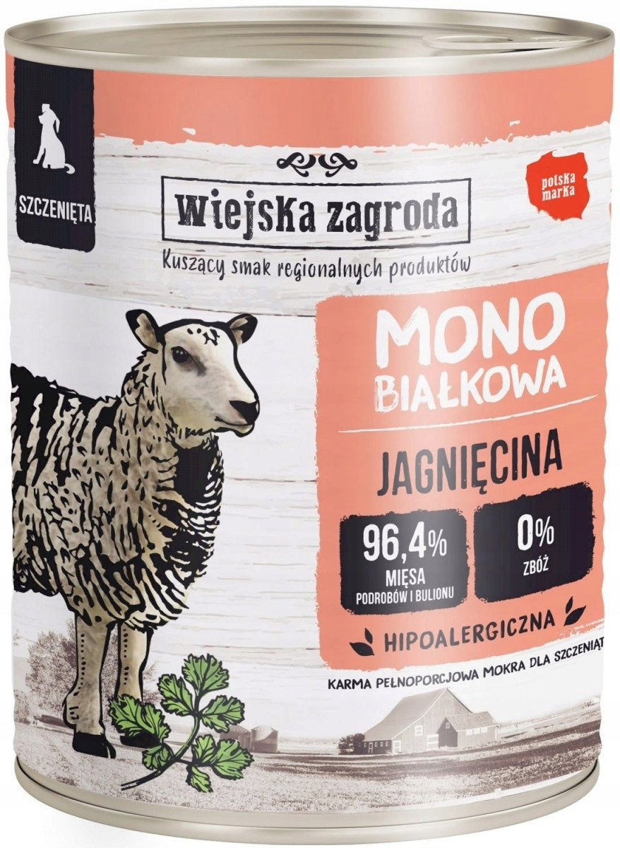 Wiejska Zagroda Monoprotein with lamb 800g