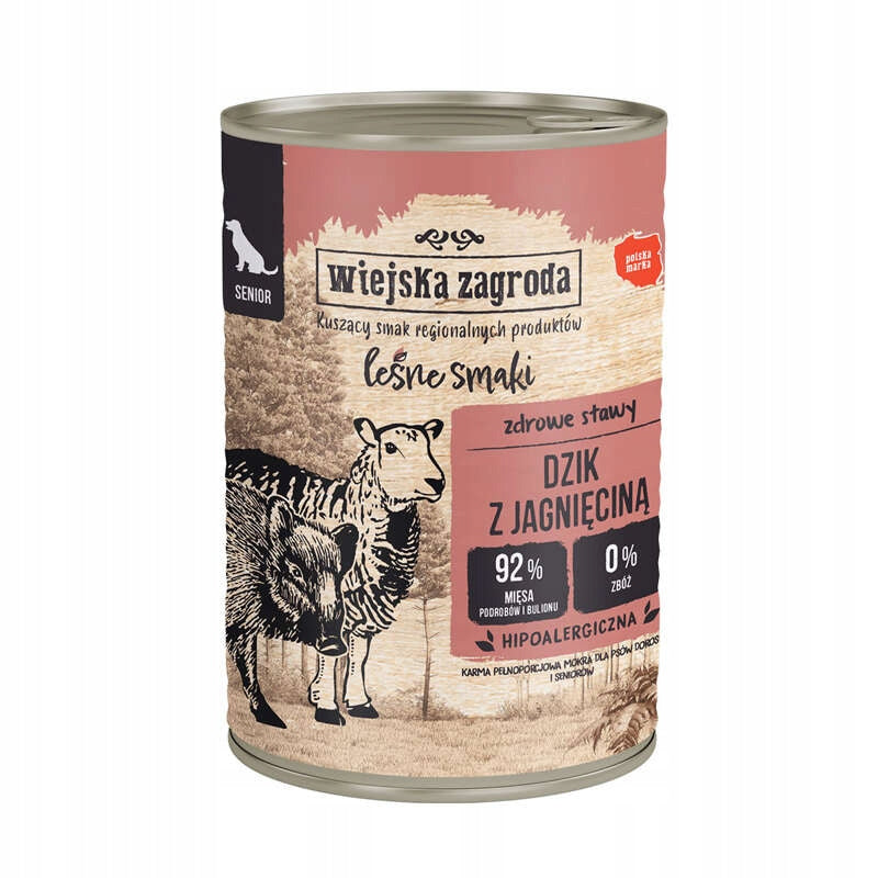Wiejska Zagroda Senior boar lamb 400g