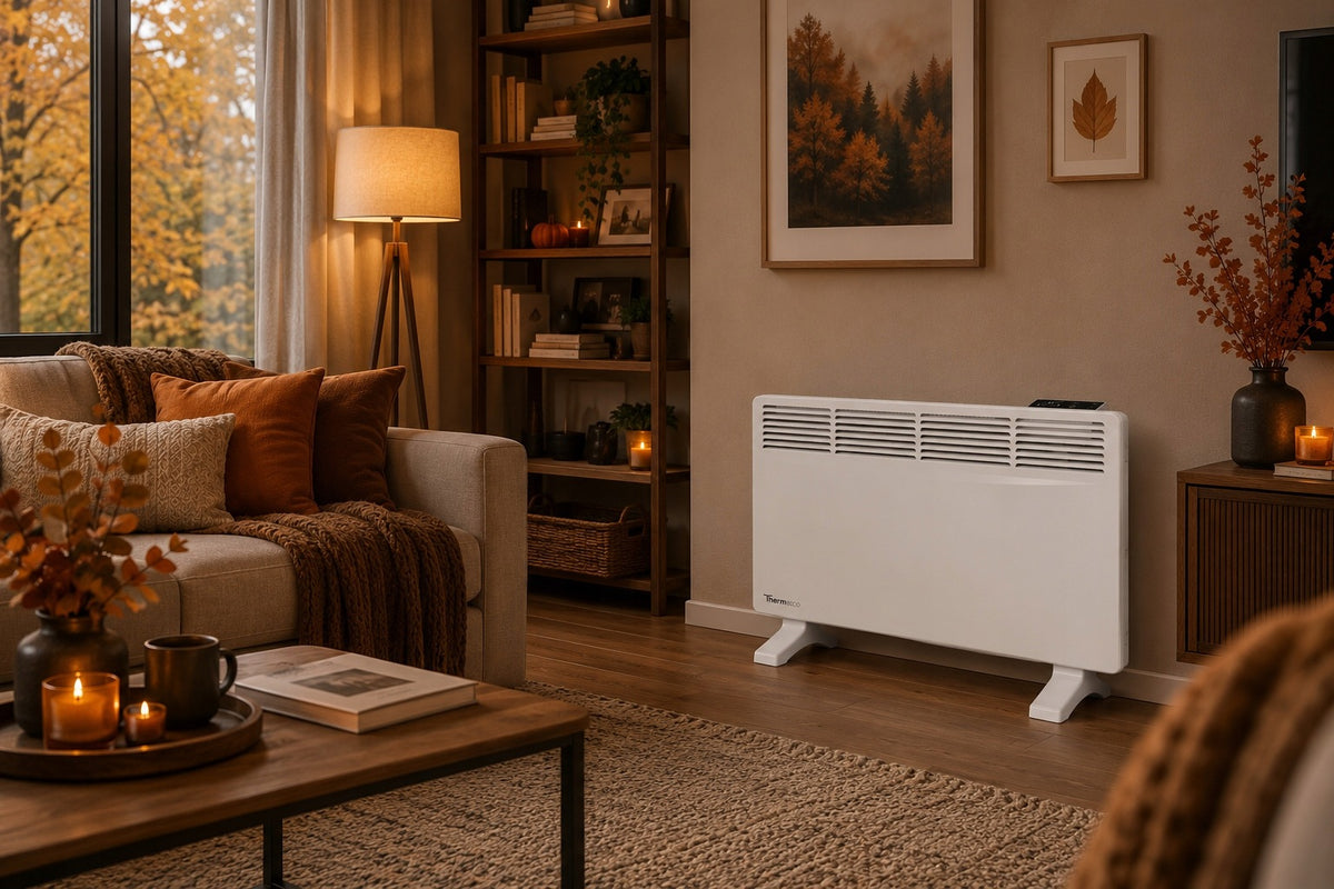 Wifi Electric Heater Energy Efficient Convector Portable 1500W EKO Packaging status original