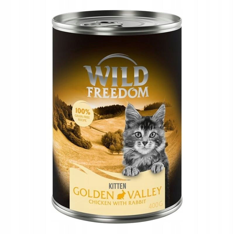 Wild Freedom Kitten wet cat food Rabbit 1x400g.