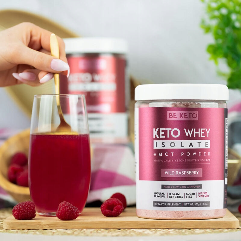 Wild Raspberry with MCT KETO 300g BeKeto Expiration date at least six months from the date of purchase