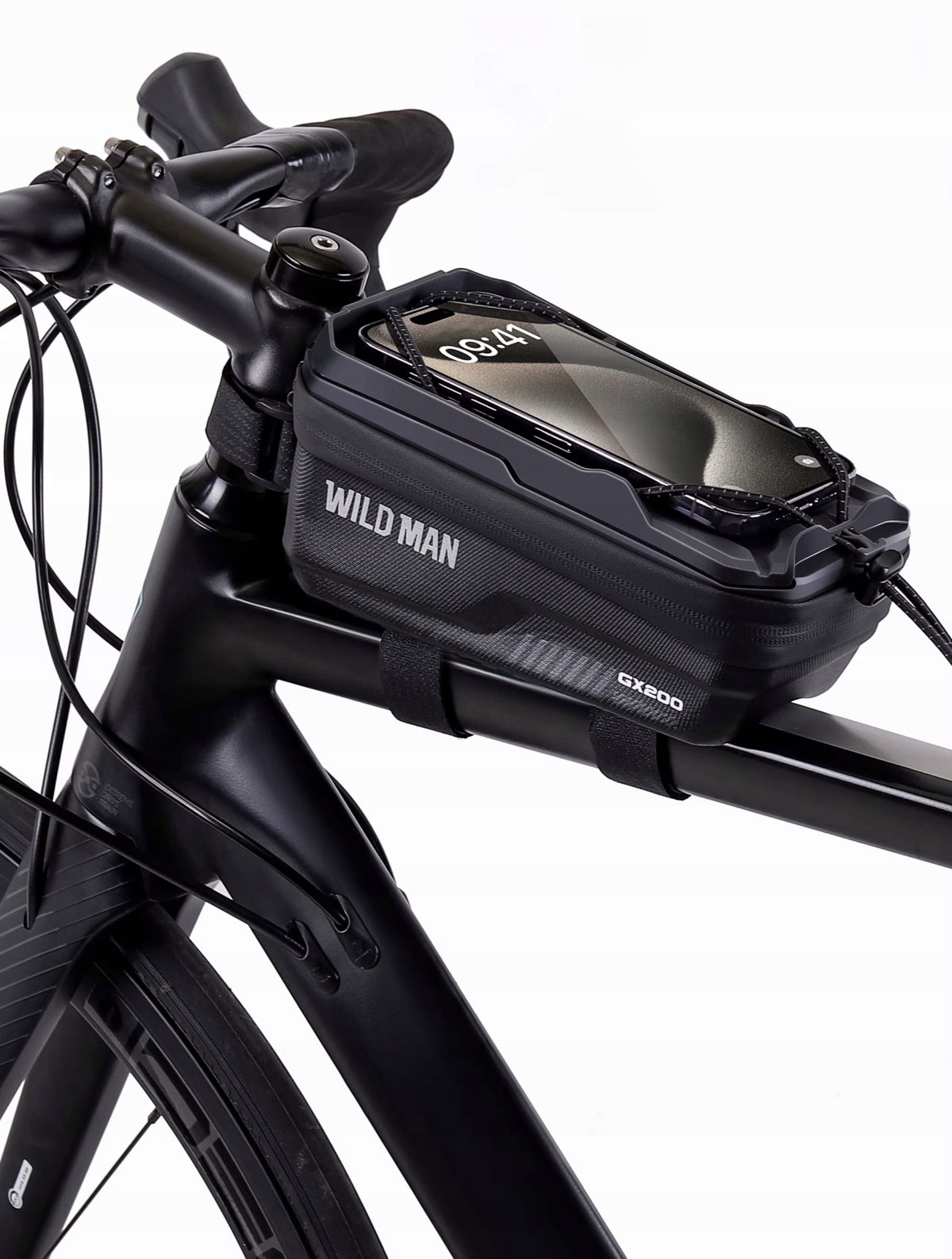 WildMan GX200 Frame Bag, Phone Holder, Bicycle Pouch, Waterproof Brand Wild Man