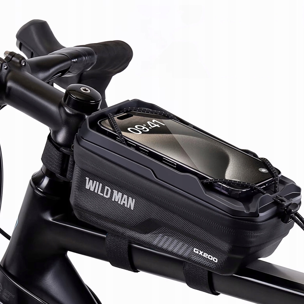 WildMan GX200 Frame Bag, Phone Holder, Bicycle Pouch, Waterproof