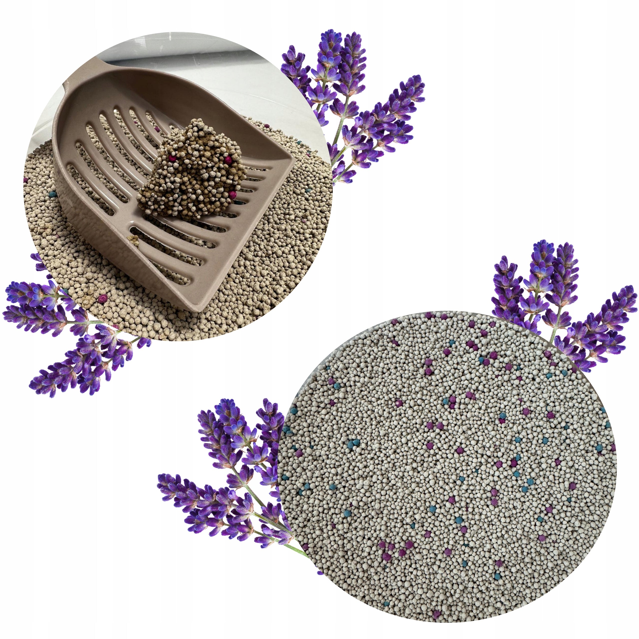 Wildhome Clumping Litter 5L Bentonite Lavender Hygienic For Cat Brand no brand