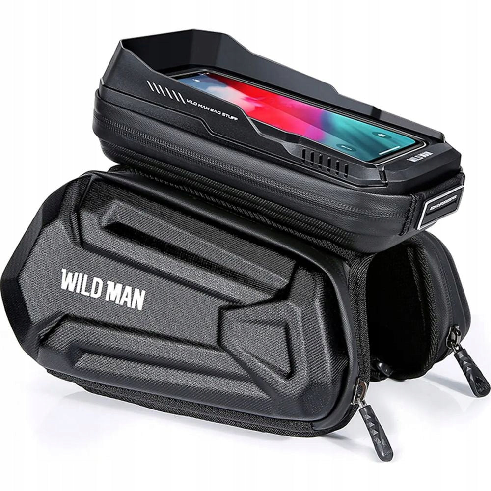 Wildman Frame Bicycle Pouch, Bike Holder, for Phone and Accessories Packaging status original