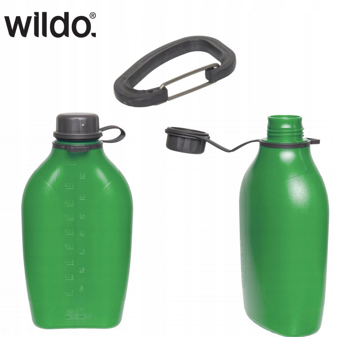 Wildo Explorer Bottle 1 Litre Sugarcane Color green